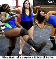 Miss Rachel vs Ayoka & Marti Belle